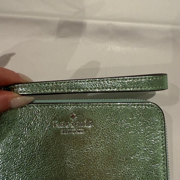 Kate Spade Lucy Metallic Small Wristlet - Picture 3 of 6